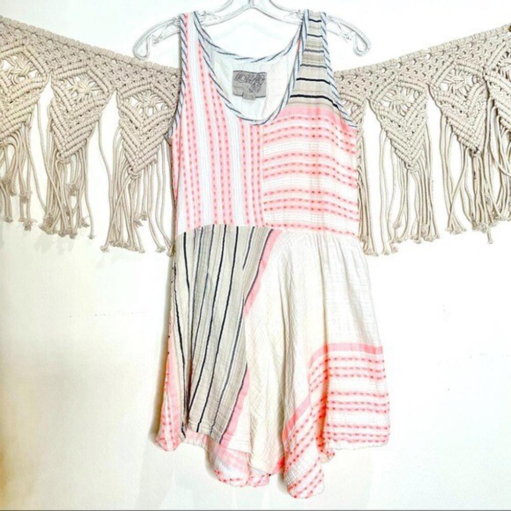 Ace & Jig Shimmy Mango Tank Sleeveless Mini Asymmetric Dress Size XS